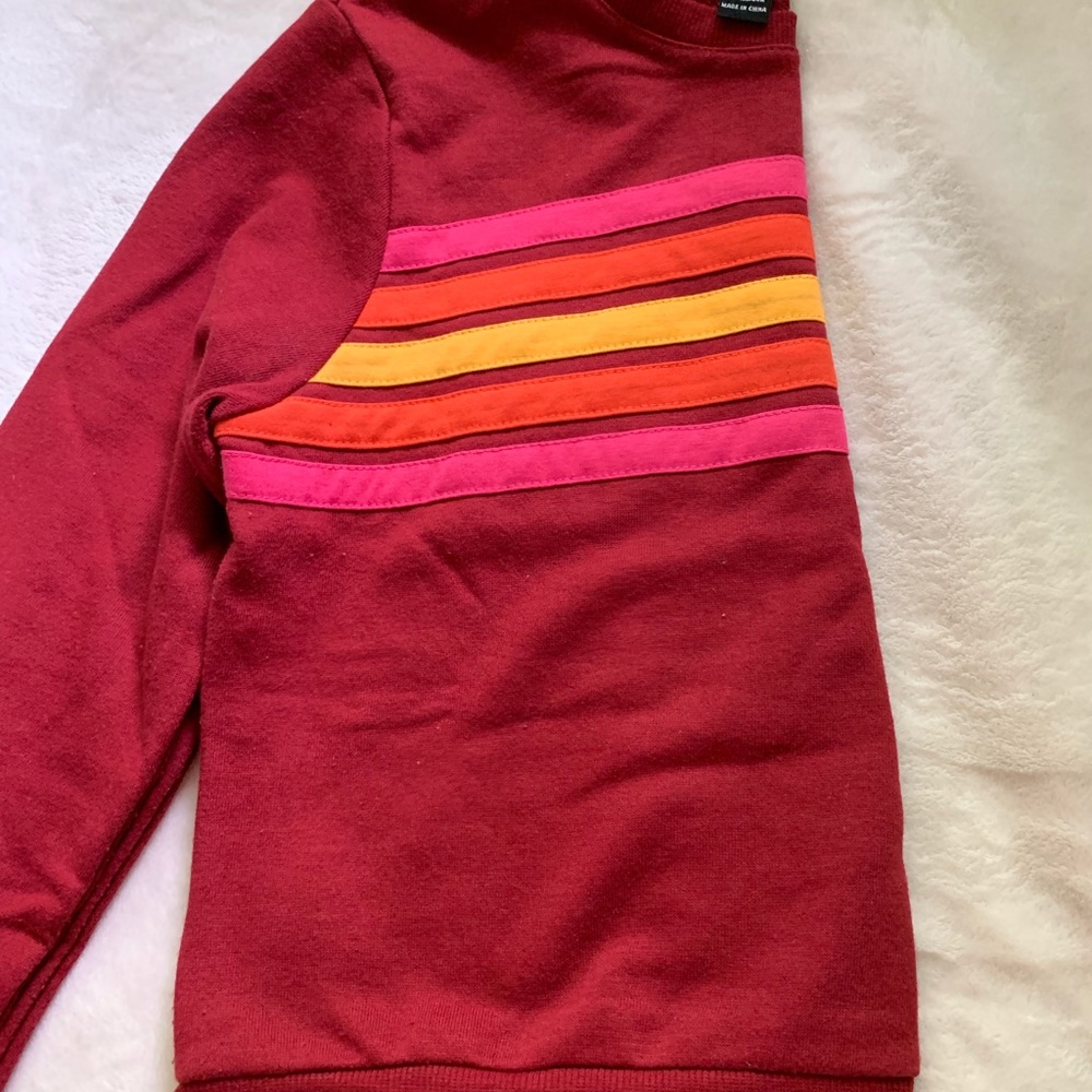 Red Crewneck Sweatshirt